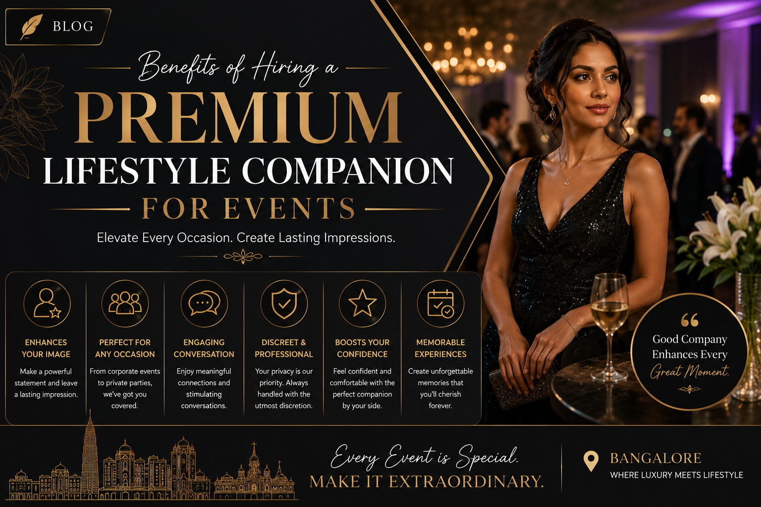 Benefits of Hiring a Premium Lifestyle Companion for Events
