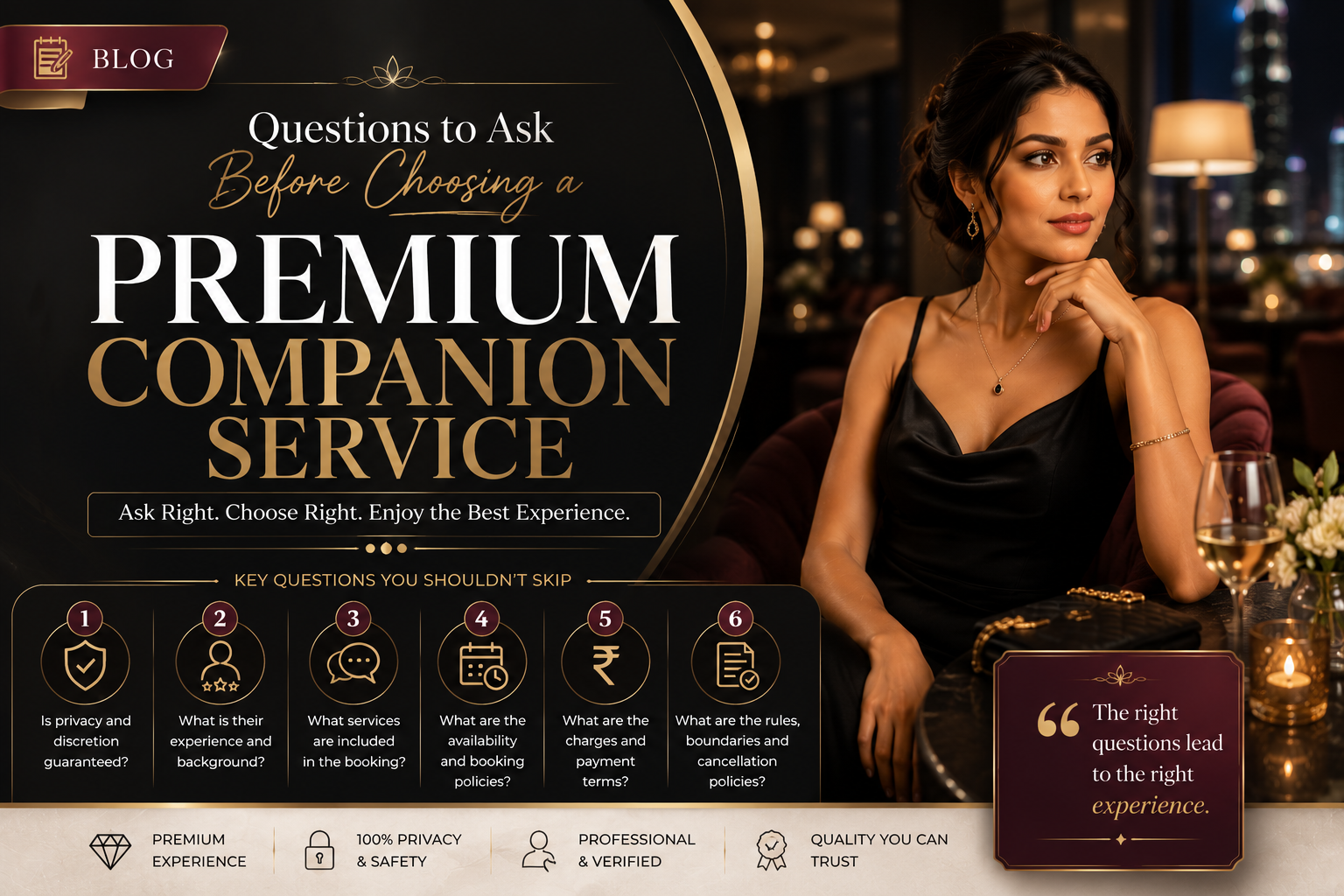  Questions to Ask Before Choosing a Premium Companion Service
